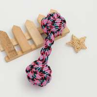 new cotton rope toys grind teeth clean teeth pet products dog can bite toy knots pet toys