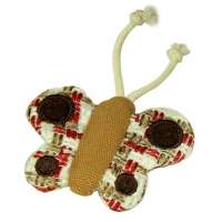 Custom Pet Supply Funny Interactive Butterfly Catnip Cat Teaser Stick Toy