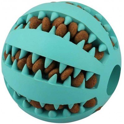 Doggy Teeth Cleaning Massager bite dog toys Natural Rubber Bite Resistant Chew Toys for Dogs Pets ball for freeshipping to USA